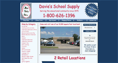 Desktop Screenshot of davieschoolsupply.com